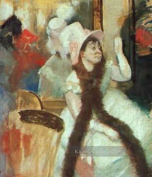 portrait autoportrait porträt Ölbilder verkaufen - Porträt nach einem Kostümball Porträt von Madame DietzMonnin Impressionismus Ballett Tänzerin Edgar Degas